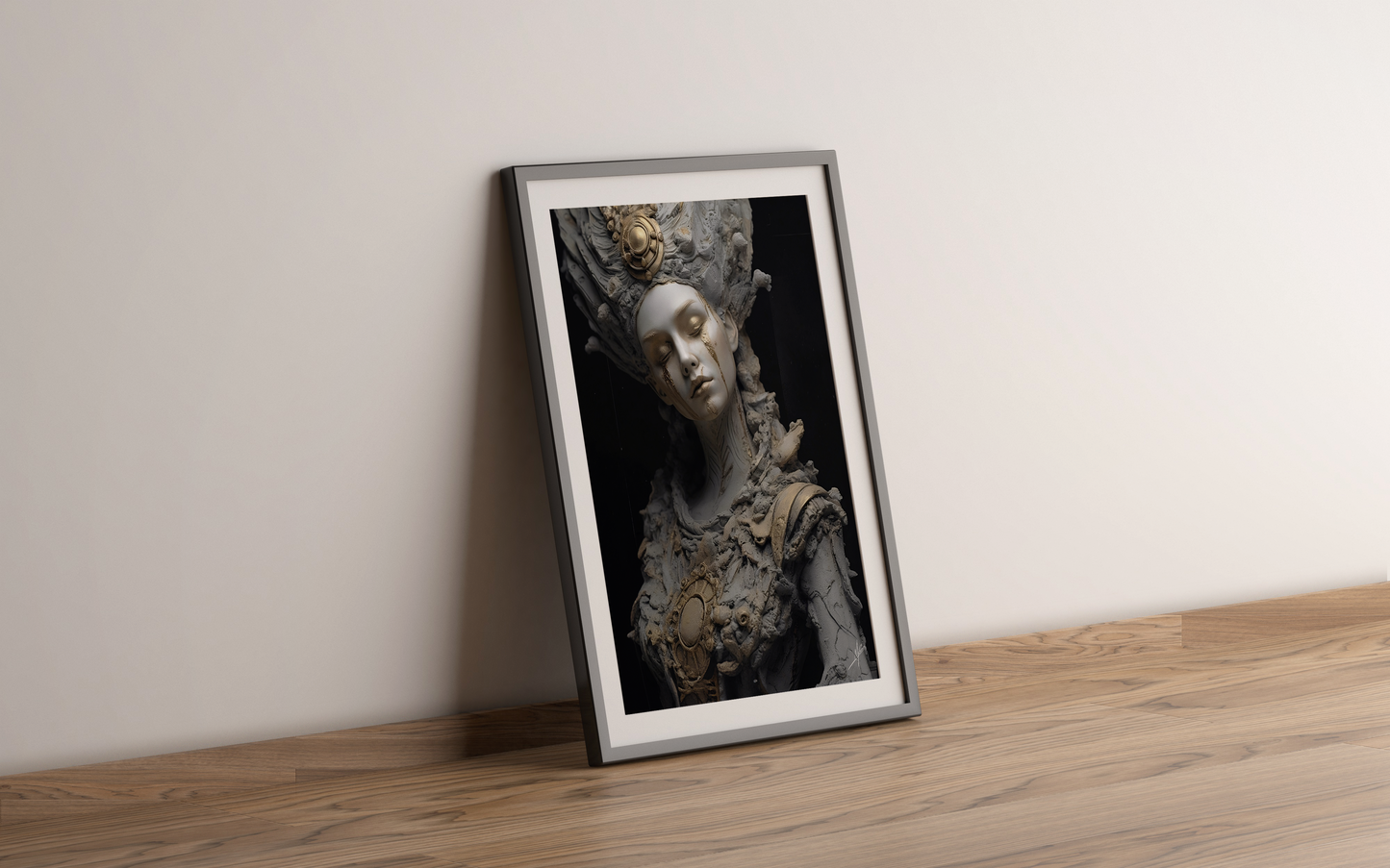 Golden Sadness: The Queen in Stone